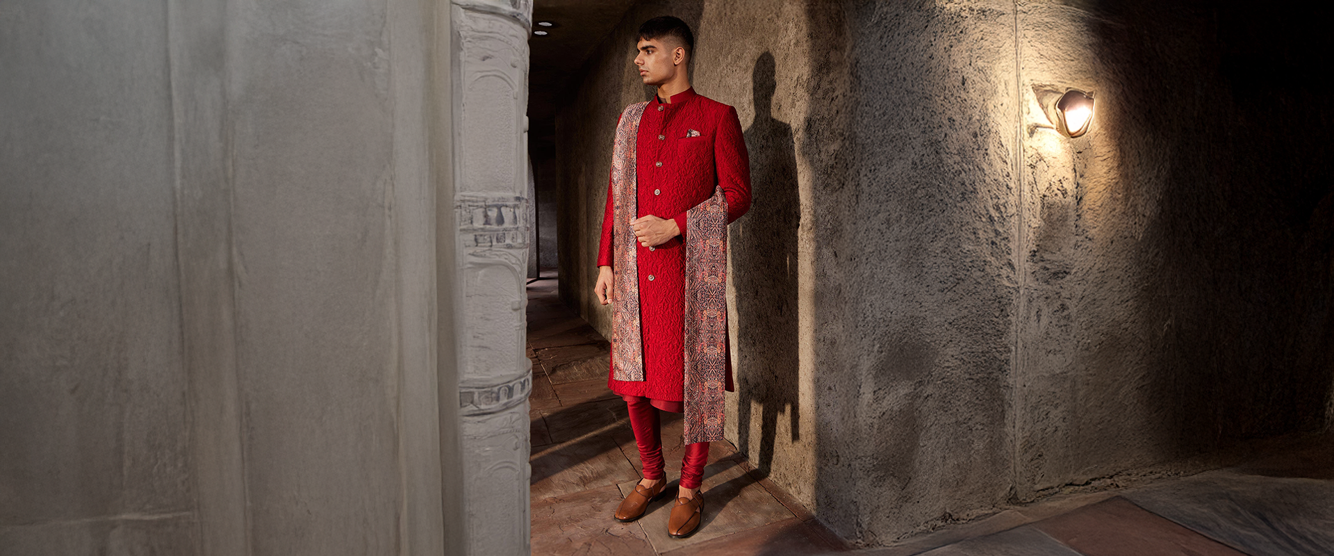 The Artistry of Nidhika Shekhar's Men's Designer Kurta Set