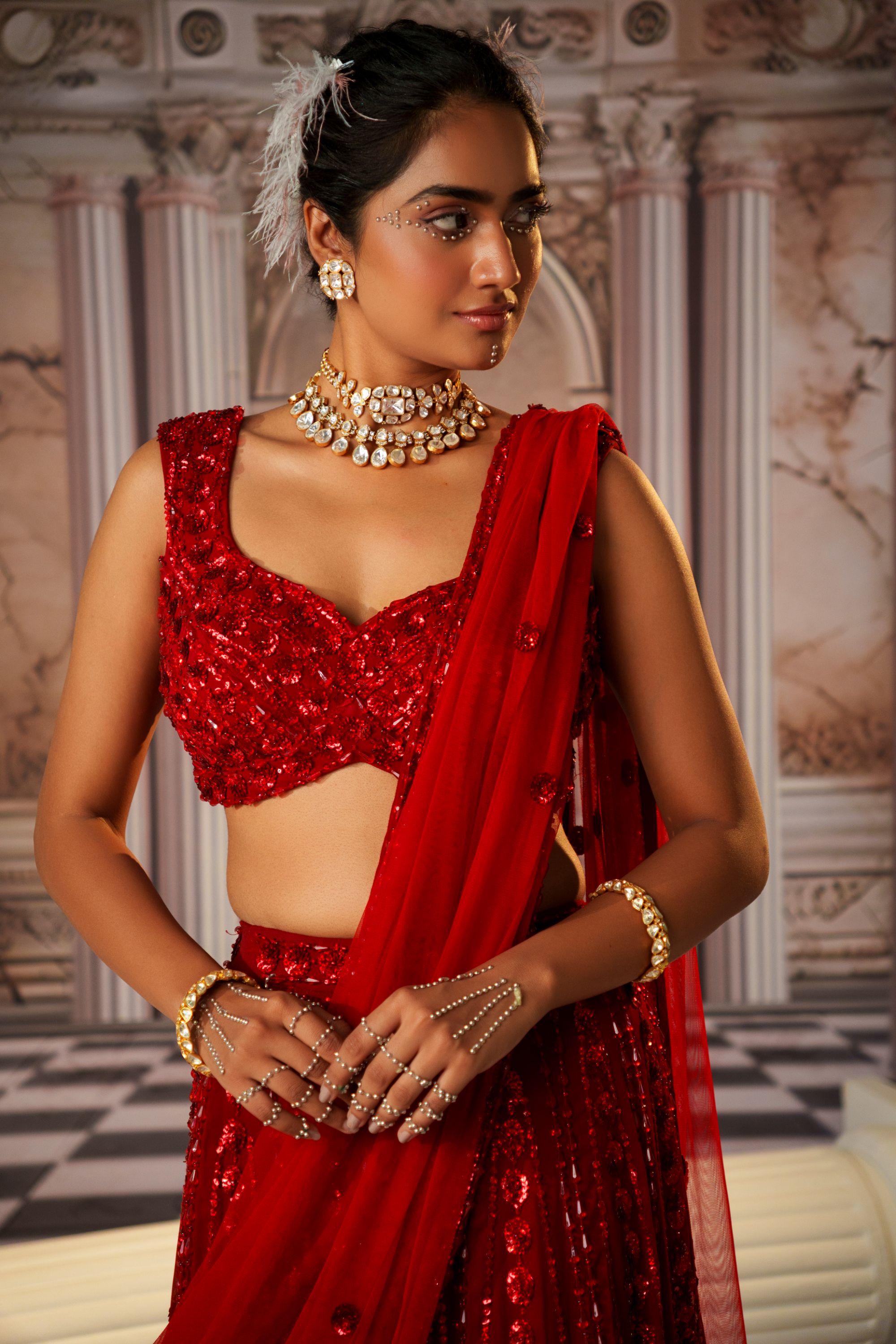 GODDESS LEHENGA SET