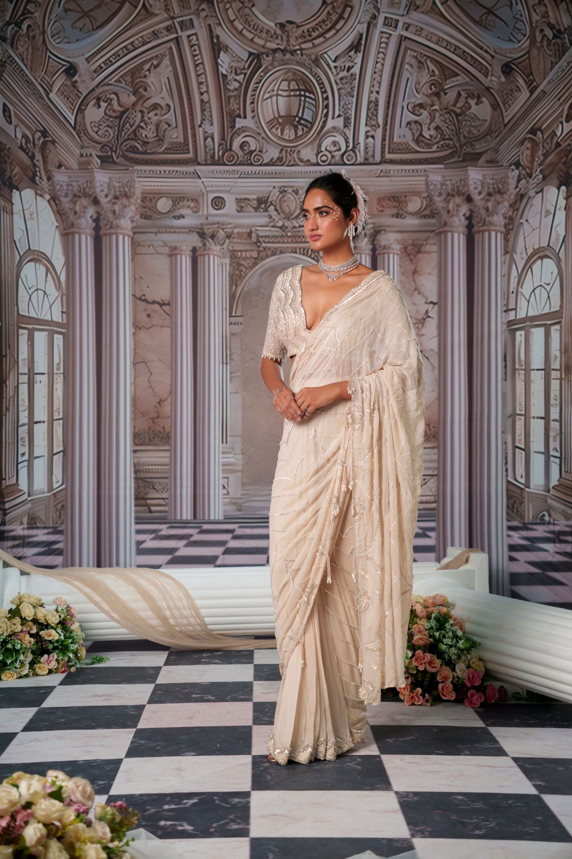 SUPER APHRODITE SAREE SET