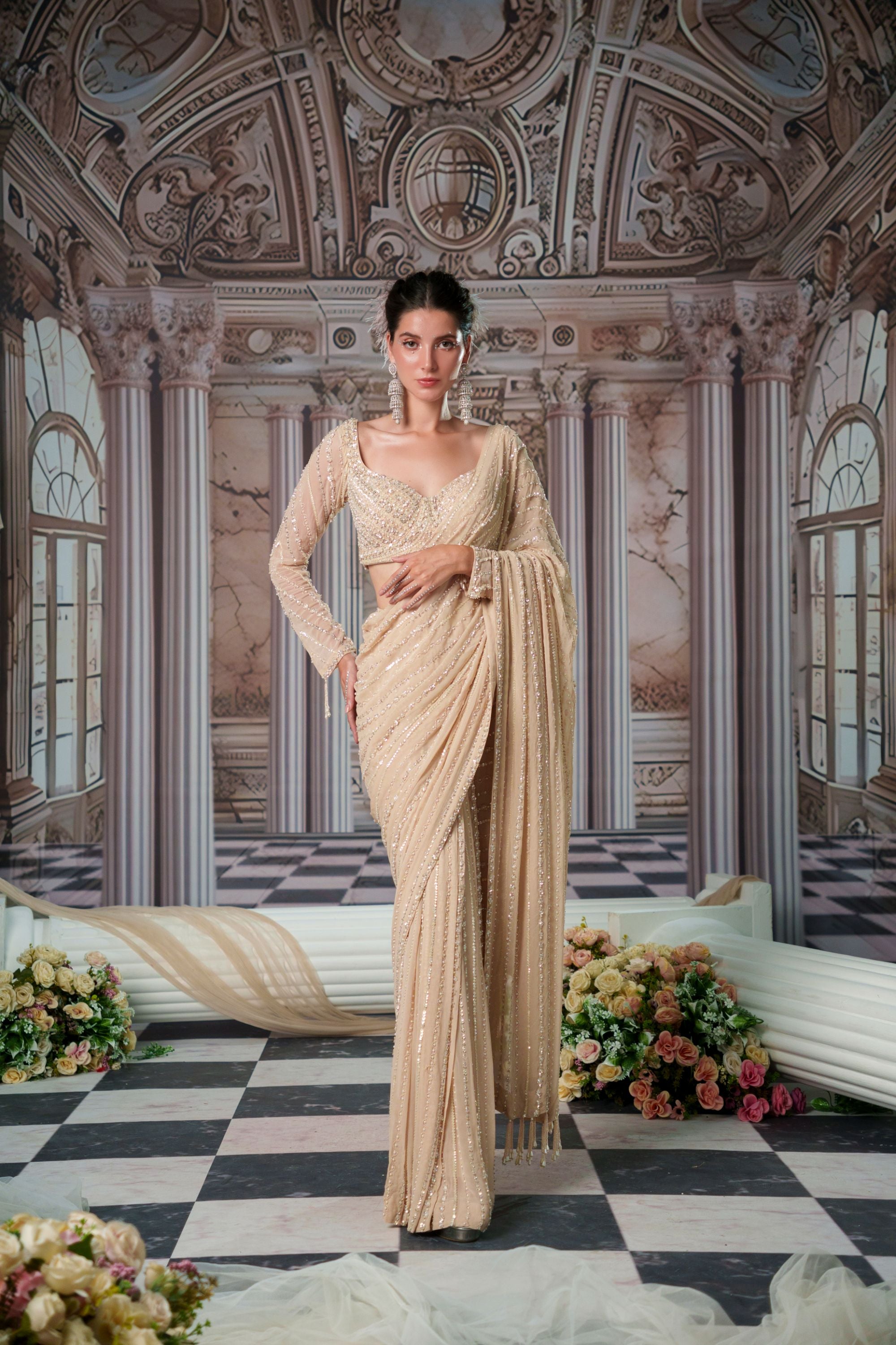 CELESTIAL SAREE SET