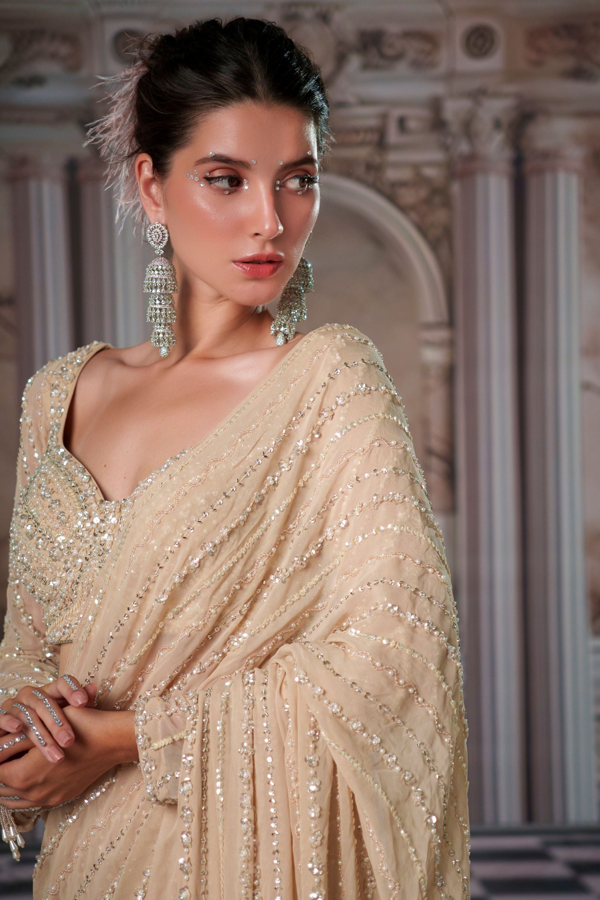 CELESTIAL SAREE SET