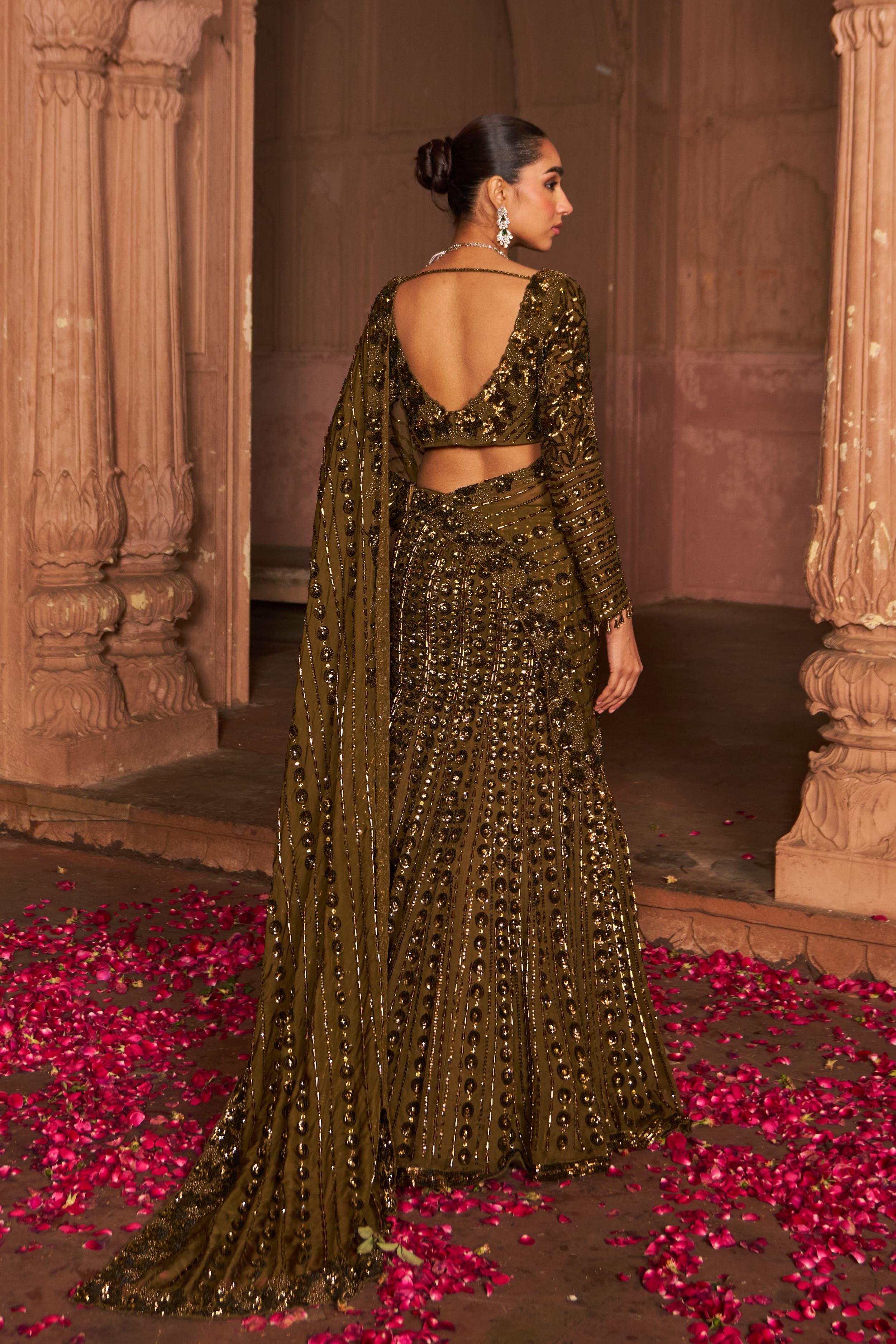 BAAGH BAAGH SAREE LEHENGA SET