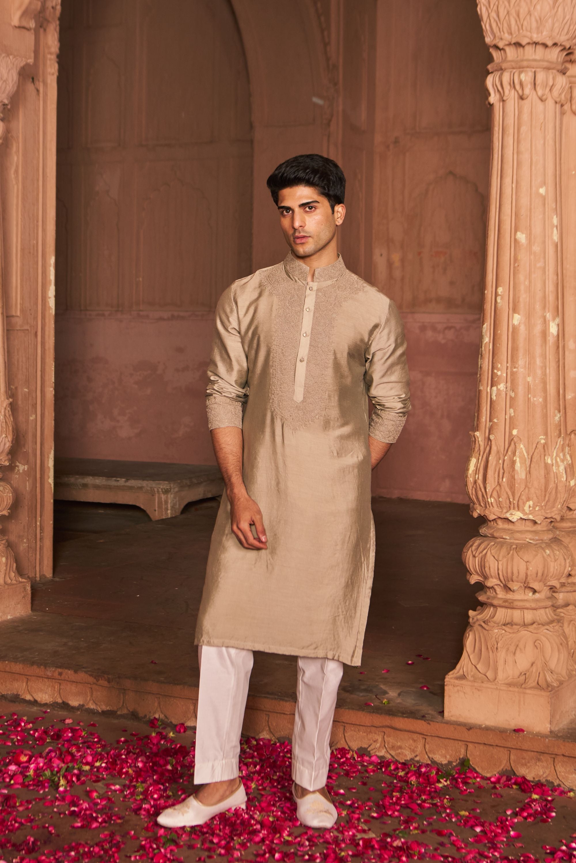 KURTA SET(SAGE GREEN)