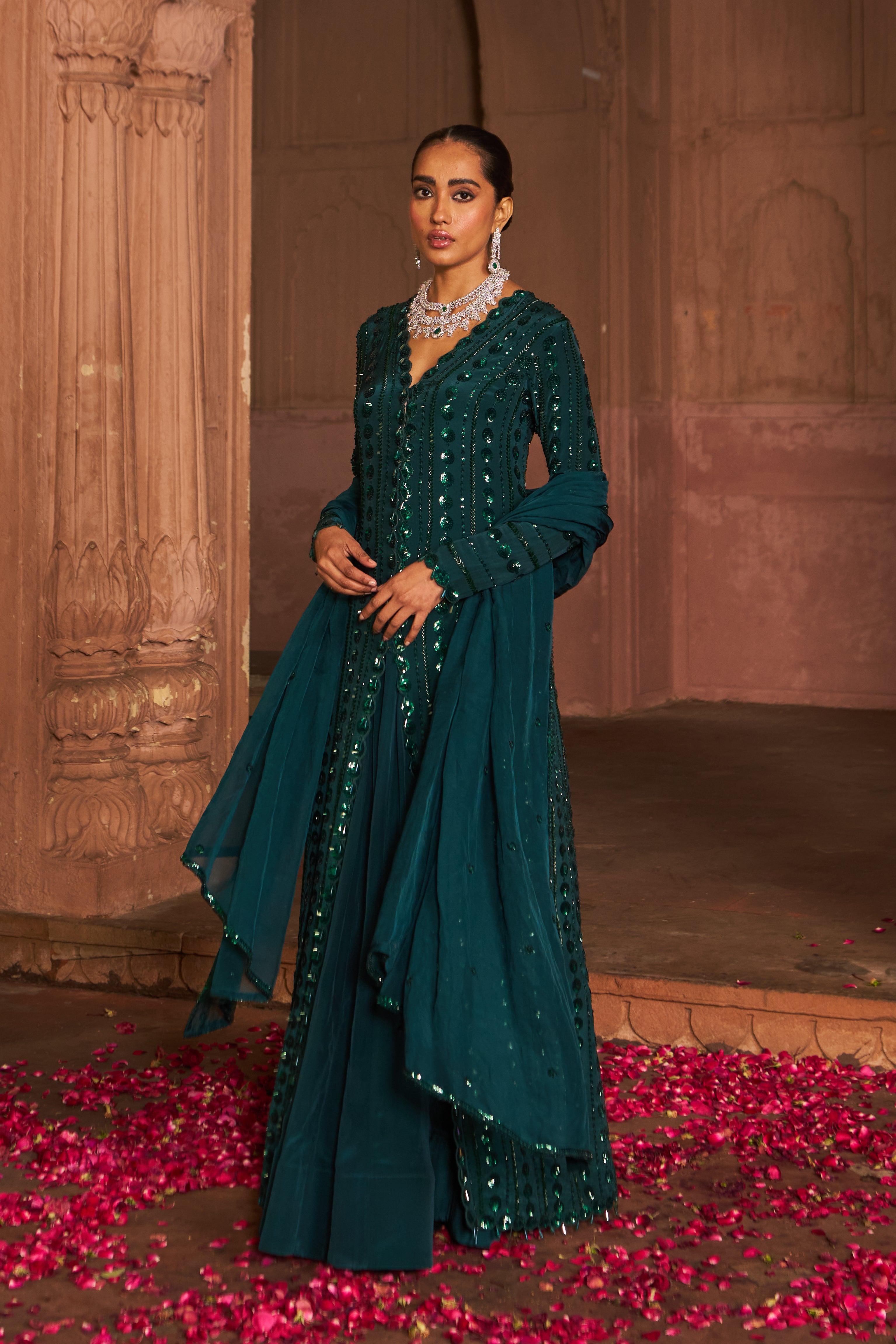 JASHNAA-E-BAHAAR kurta Lehenga set