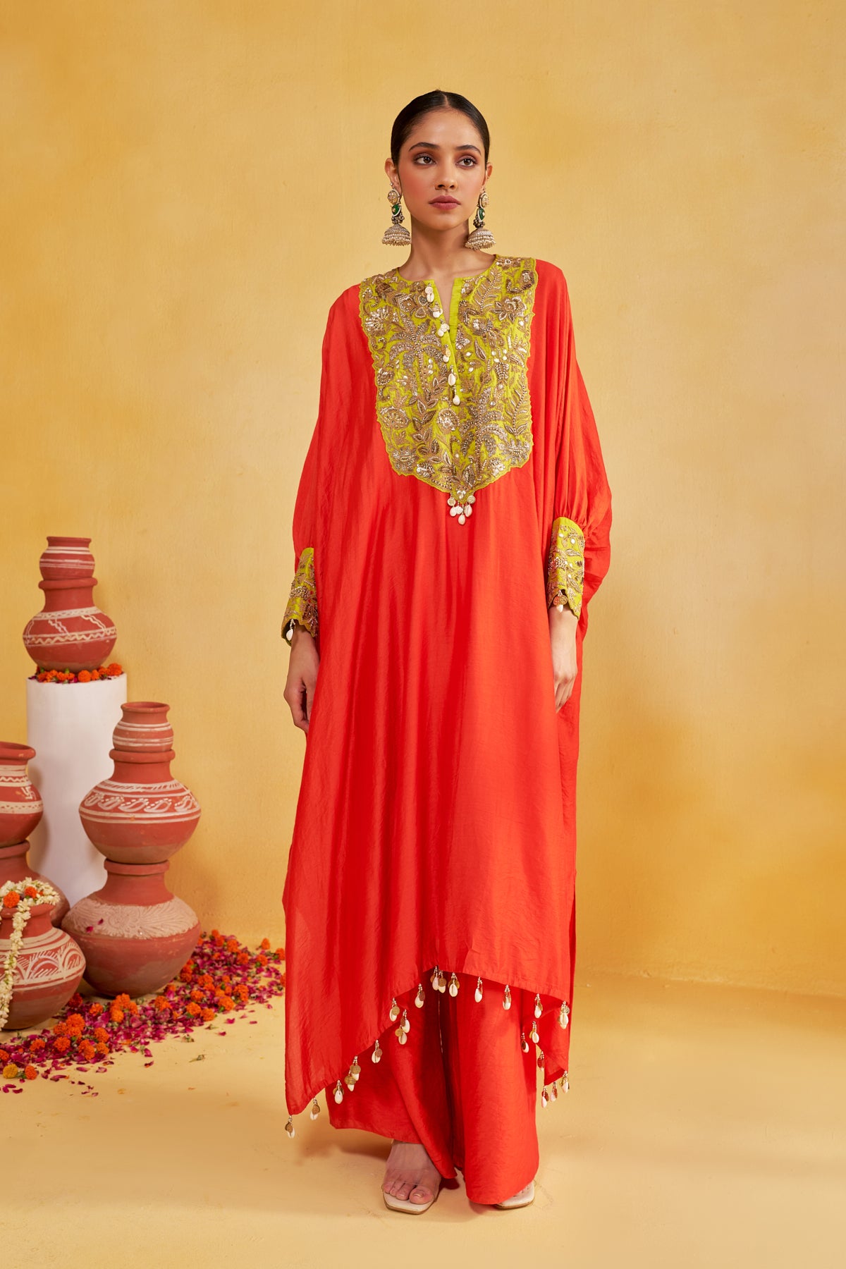 KESARI KAFTAN SET