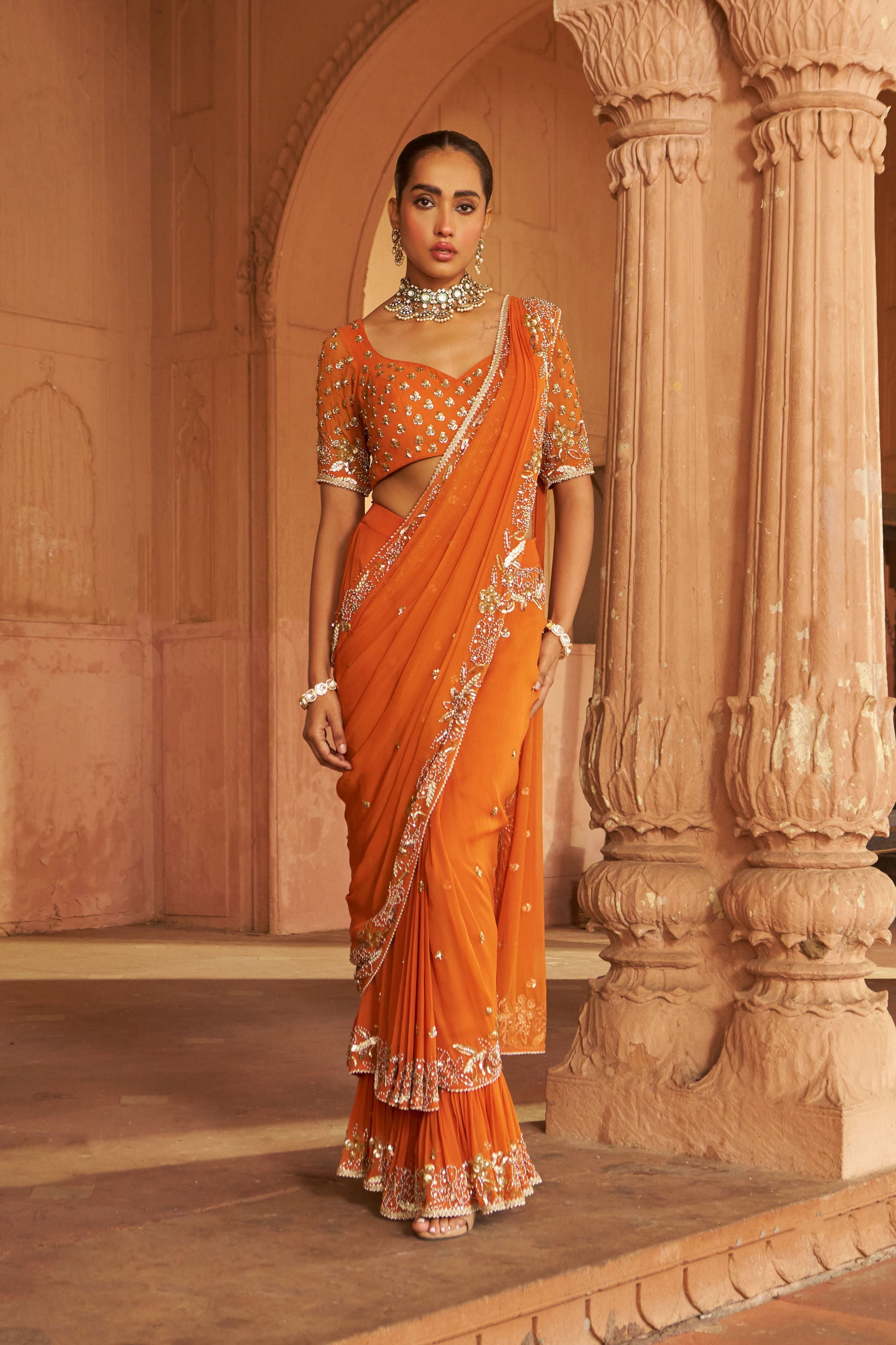 JASHNAA-E- UTSAV SAREE SET