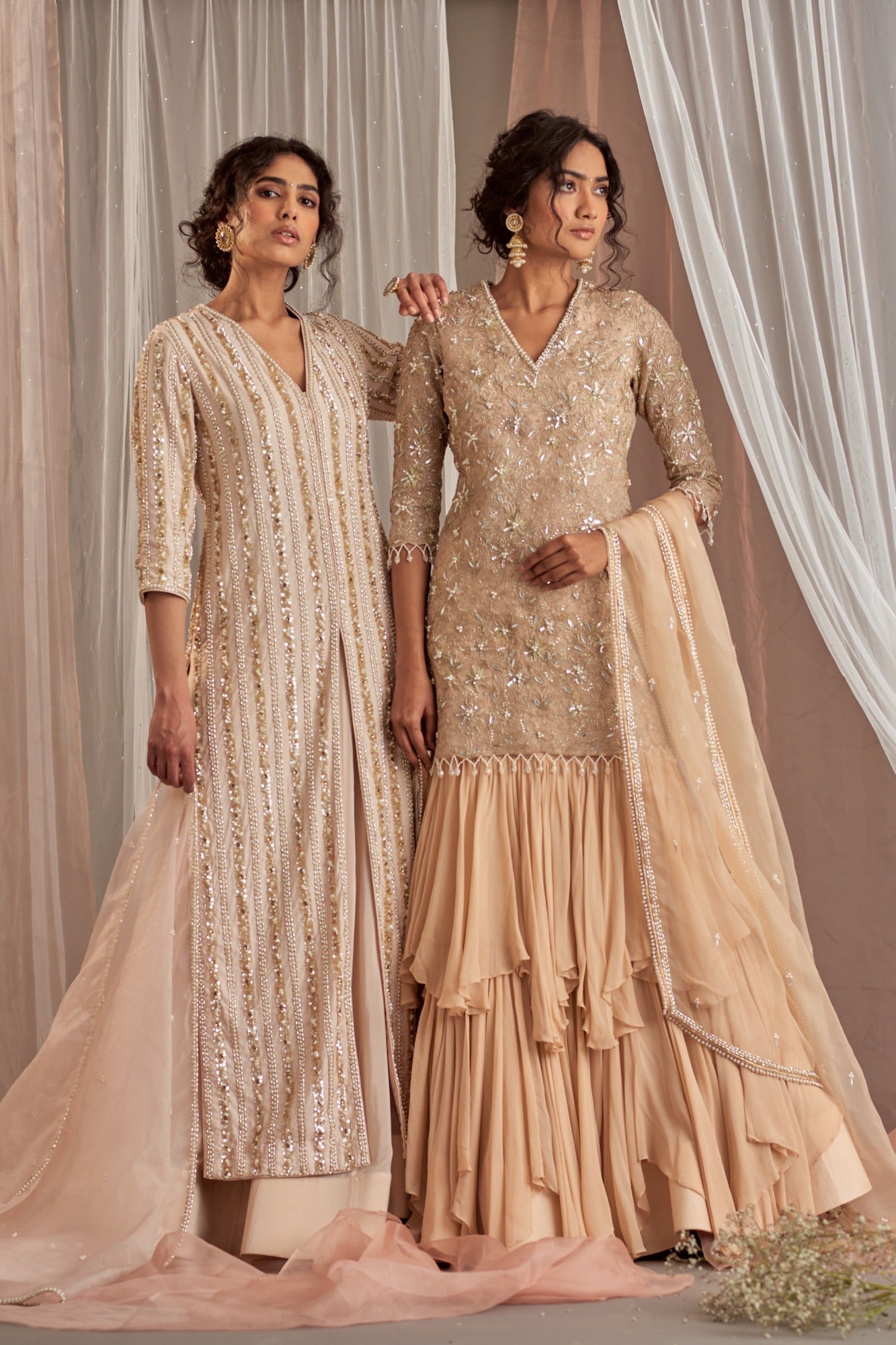 Ujwal Sitaare Kurta Lehenga Set